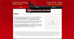 Desktop Screenshot of getrdonedumpsters.com